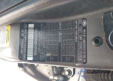 2008 Land Rover Lr2 Hse из США, поврежденный, VIN SALFR24N88H075696